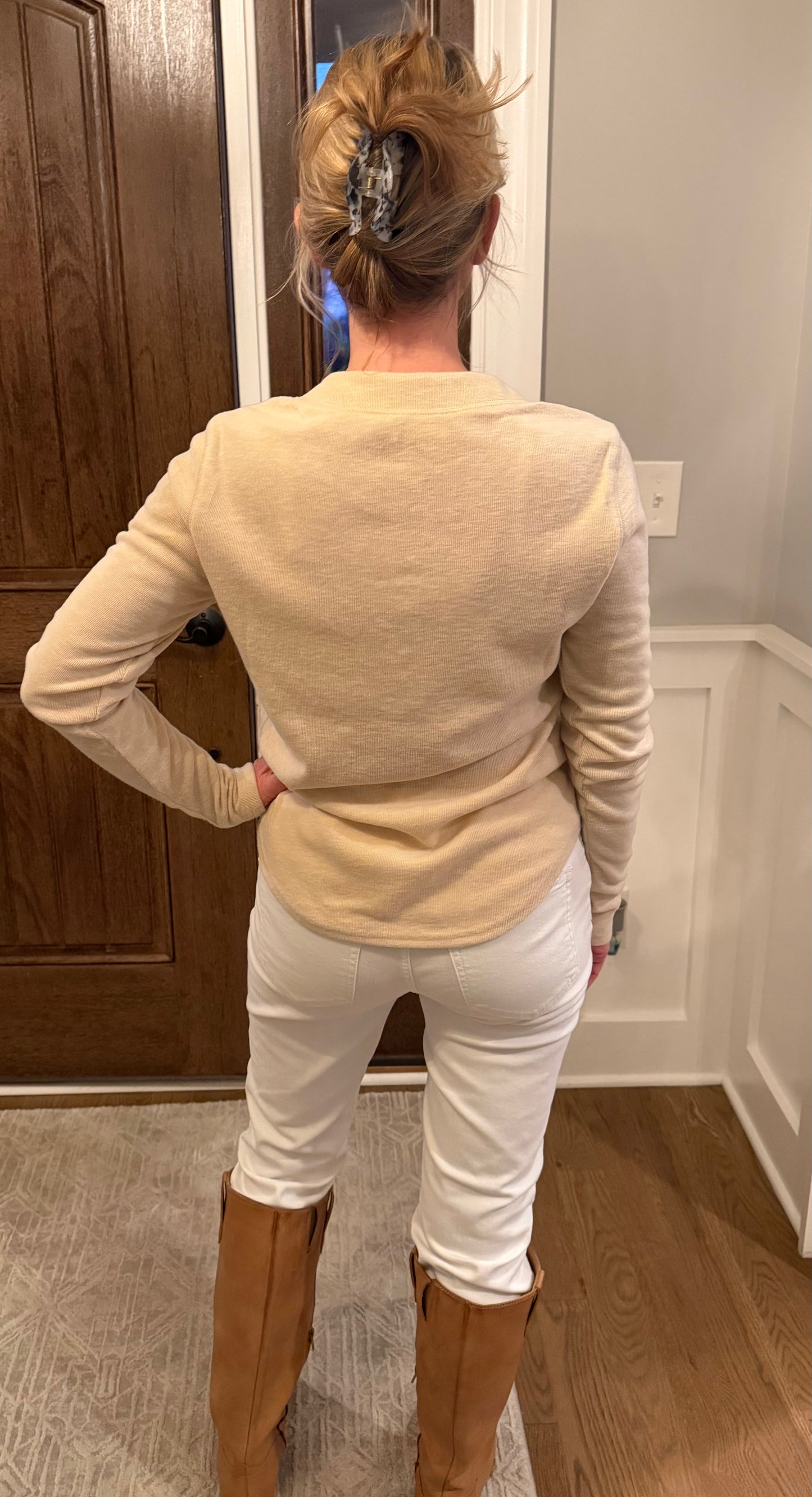 The "Henley" Hem Knit Top