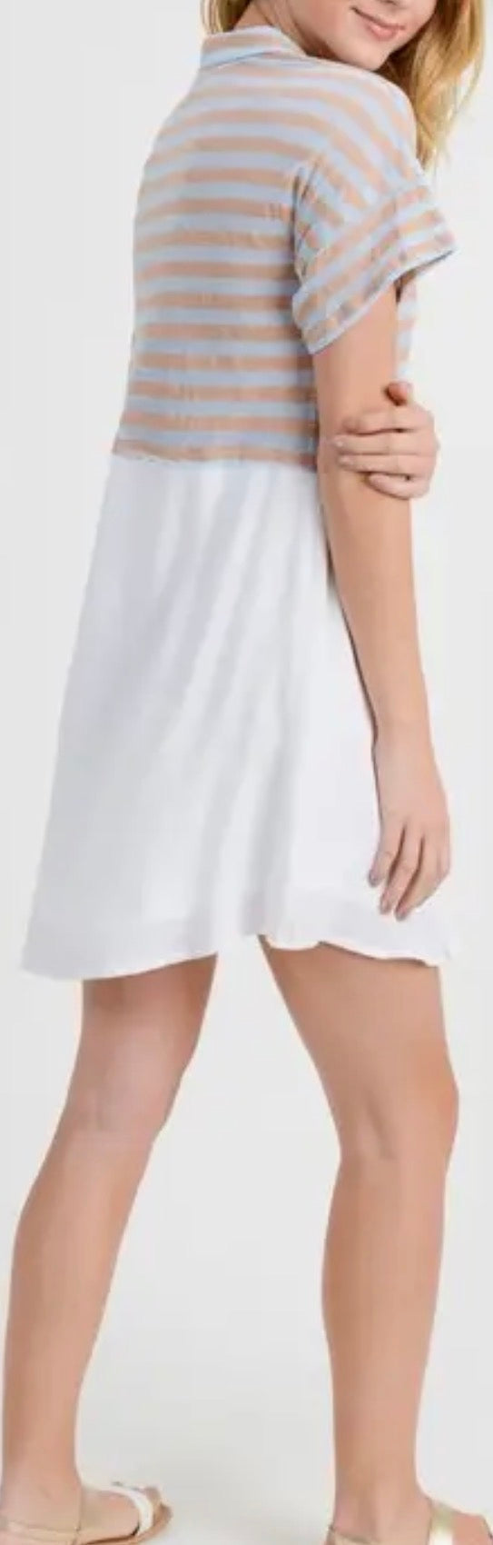 Striped Shirt Dress