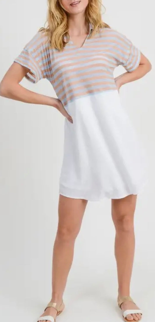Striped Shirt Dress
