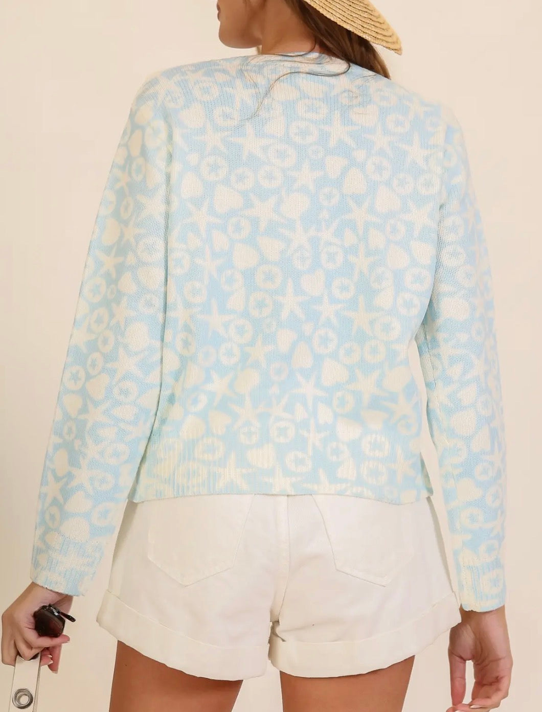 Coastal Icons Button-Up Knit Cardigan