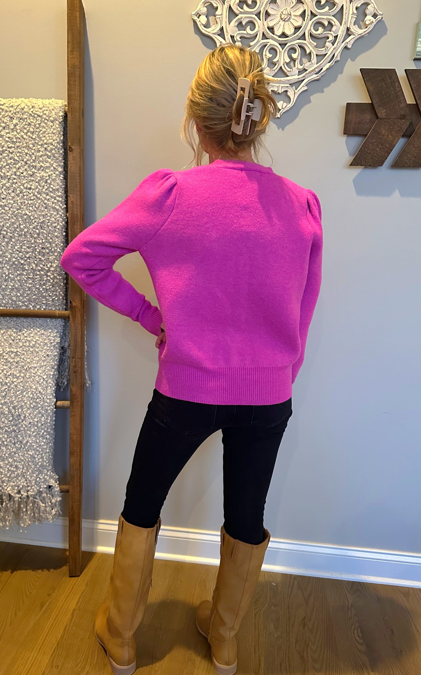 The "Dahlia" Button Down Cardigan