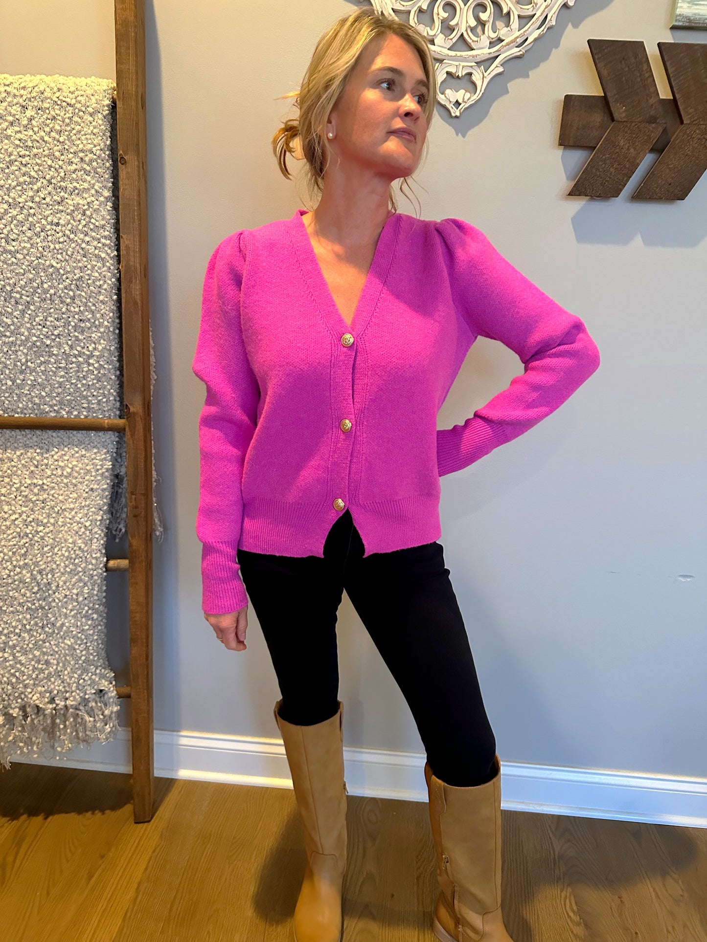 The "Dahlia" Button Down Cardigan