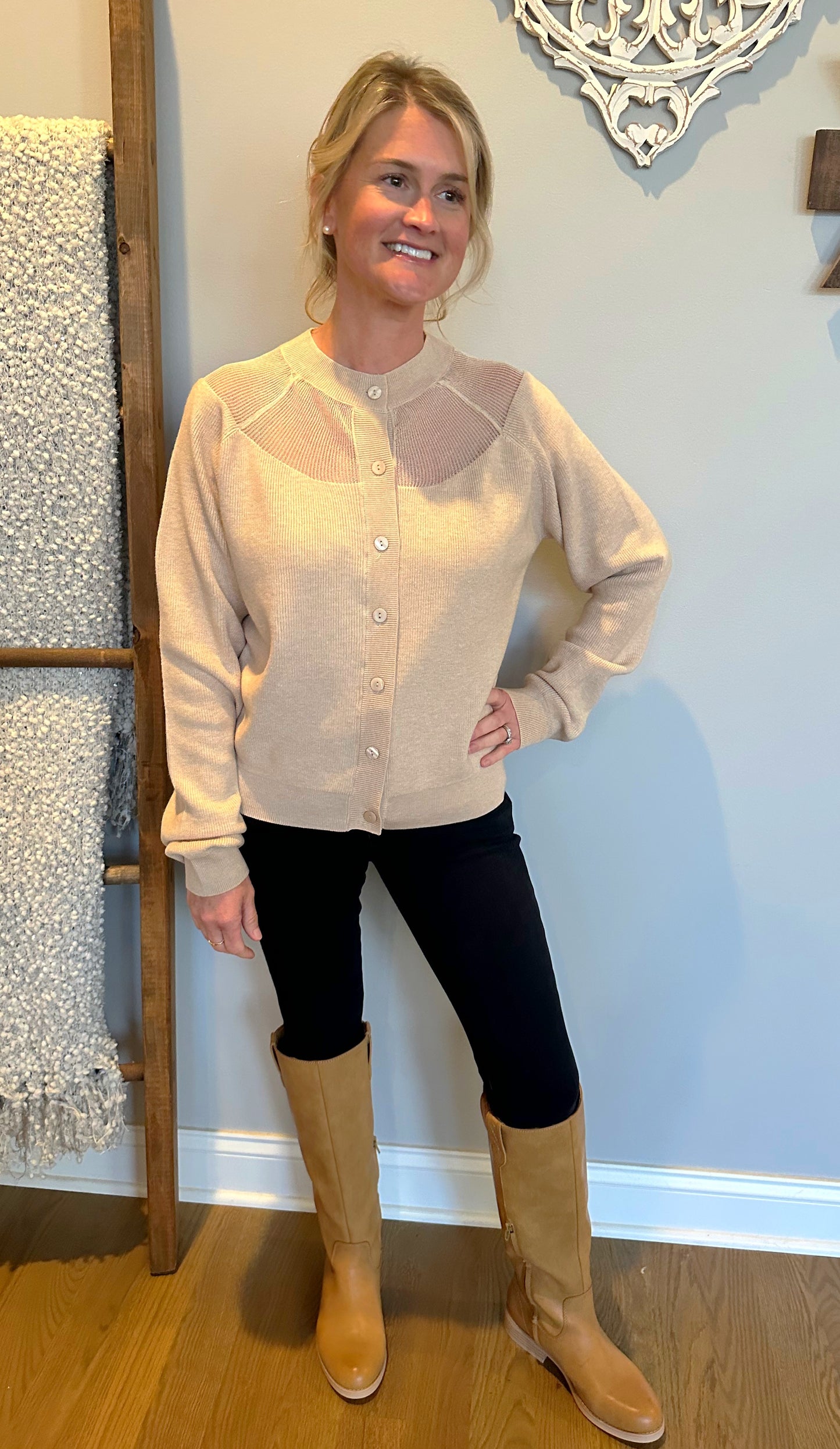 The "Winnie" Button Down Knit Cardigan